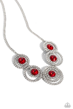 Load image into Gallery viewer, Paparazzi Jewelry Necklace Dramatic Darling - Red
