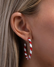 Load image into Gallery viewer, Paparazzi Jewelry Earrings Candy Cane Lane