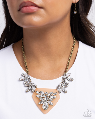 Paparazzi Jewelry Necklace Scintillating Shield