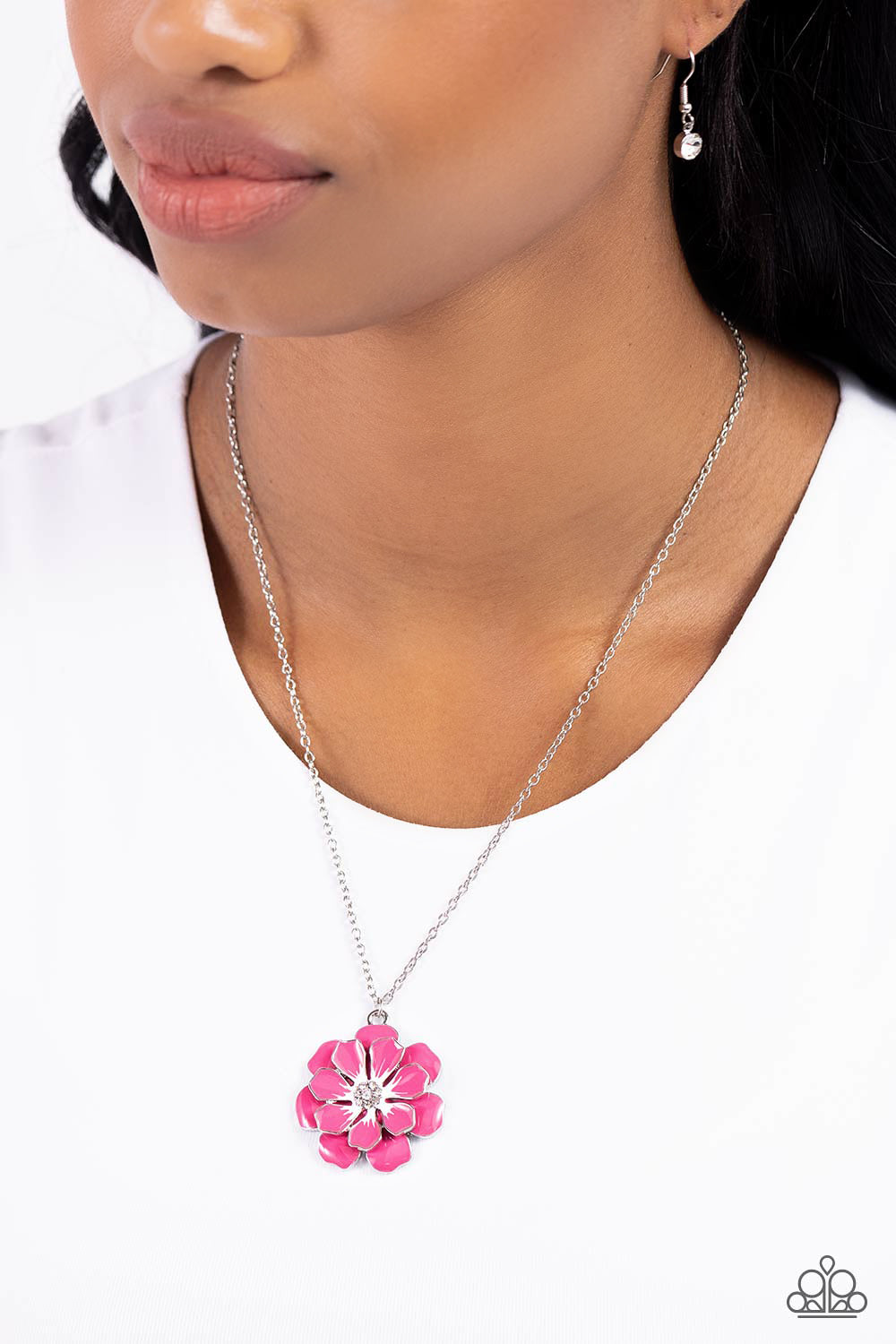 Paparazzi Jewelry Necklace Beyond Blooming - Pink