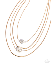 Load image into Gallery viewer, Paparazzi Jewelry Necklace Phenomenal Pearls - Gold