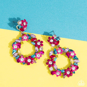 Paparazzi Jewelry Earrings Wreathed in Wildflowers