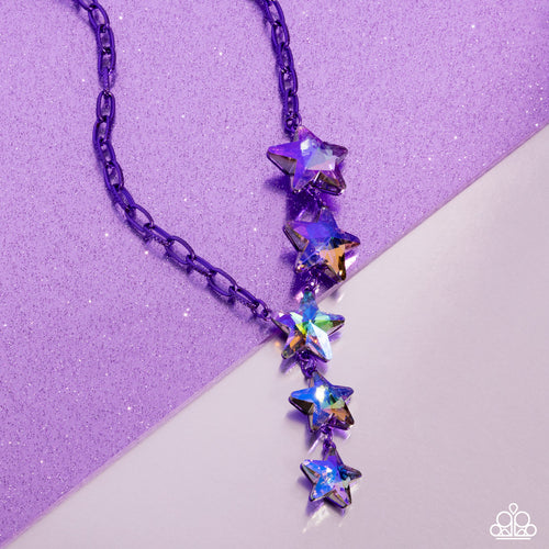 Paparazzi Jewelry Necklace Star-Crossed Sparkle