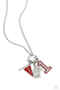 Paparazzi Jewelry Necklace Cheering Section - Red