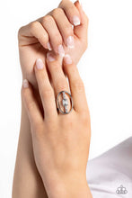 Load image into Gallery viewer, Paparazzi Jewelry Ring Middle of the Road - White