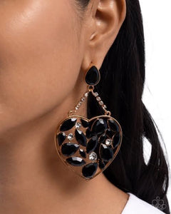 Paparazzi Jewelry Earrings Glittery Gait