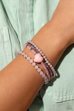 Load image into Gallery viewer, Paparazzi Jewelry Bracelet True Loves Theme - Pink