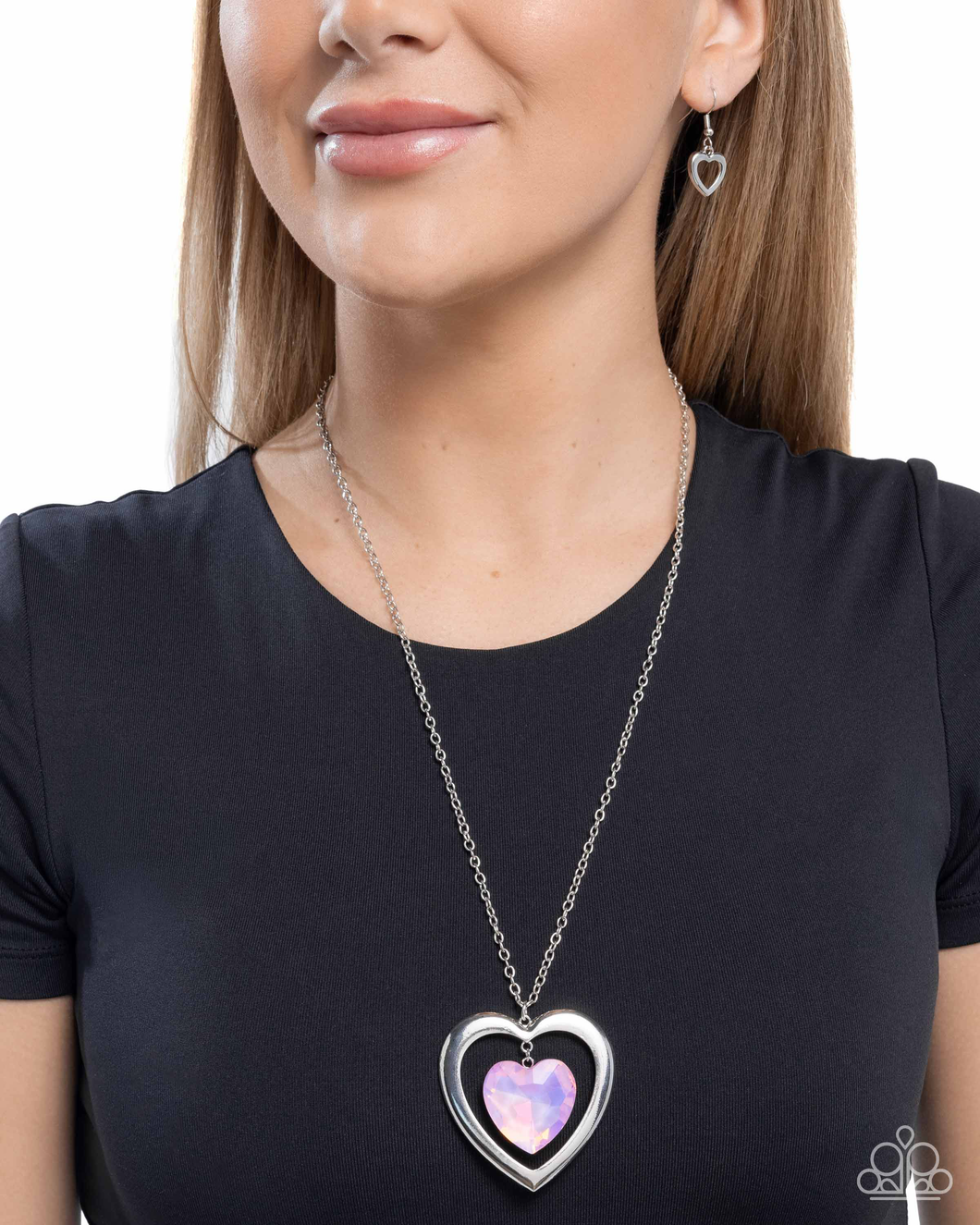 Paparazzi Jewelry Necklace Heartfelt Hemisphere