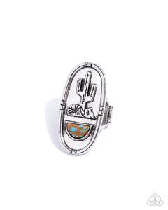 Paparazzi Jewelry Ring Southwestern Sketch - Brown