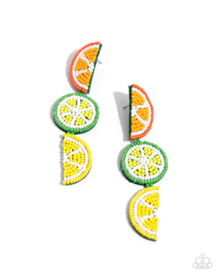 Paparazzi Jewelry Earrings Fresh Fruit - Multi