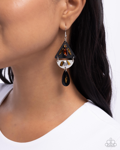 Paparazzi Jewelry Earrings Abstract Articulation