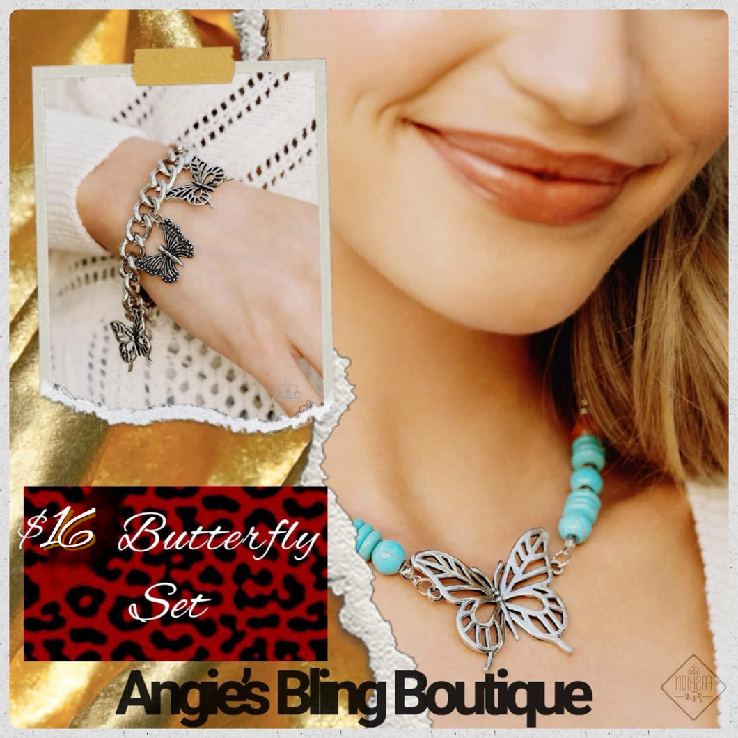 Paparazzi Jewelry Necklace Try As I FLIGHT - Blue