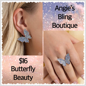 Paparazzi Jewelry Earrings & Ring High Life/High Time