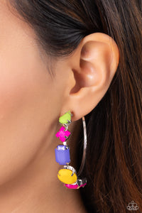 Paparazzi Jewelry Earrings Geometric Gamer