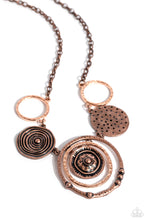Load image into Gallery viewer, Paparazzi Jewelry Necklace Mysterious Masterpiece - Copper