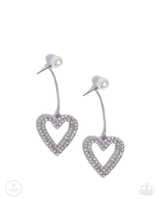 Load image into Gallery viewer, Paparazzi Jewelry Earrings Valentines Vision - White