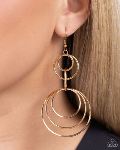 Paparazzi Jewelry Earrings Disorienting Demure