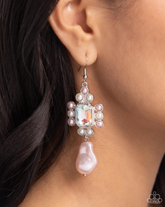 Paparazzi Jewelry Earrings Raving Review - Pink