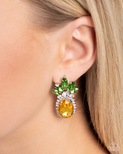 Load image into Gallery viewer, Paparazzi Jewelry Earrings Prismatic Pineapple - Yellow