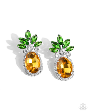 Load image into Gallery viewer, Paparazzi Jewelry Earrings Prismatic Pineapple - Yellow