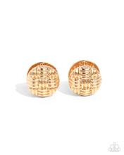 Load image into Gallery viewer, Paparazzi Jewelry Earrings Woven Wisdom - Gold