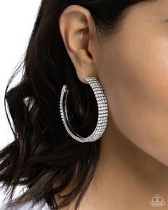 Paparazzi Jewelry Earrings Stacked Symmetry