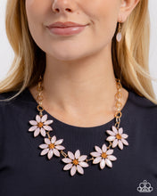 Load image into Gallery viewer, Paparazzi Jewelry Necklace First Date Flowers - Pink
