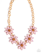 Load image into Gallery viewer, Paparazzi Jewelry Necklace First Date Flowers - Pink