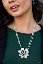 Load image into Gallery viewer, Paparazzi Jewelry Necklace Pleated Power - White