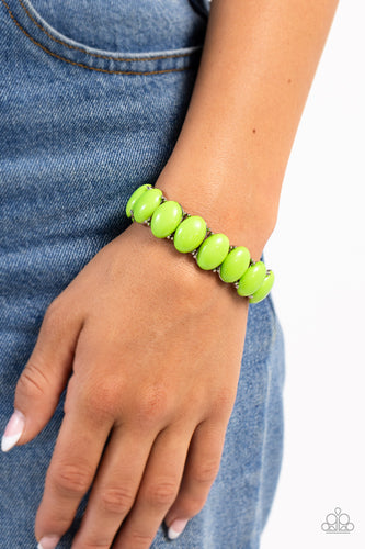 Paparazzi Jewelry Bracelet Starting OVAL - Green