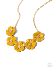 Load image into Gallery viewer, Paparazzi Jewelry Neck Floral Favor - Yellow