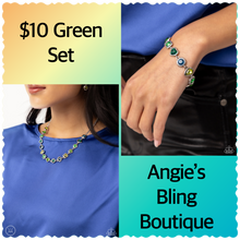 Load image into Gallery viewer, Paparazzi Jewelry Necklace/Abstract Admirer - Green