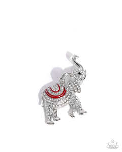 Paparazzi Divas Lil Elephant Embrace - Red