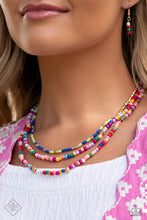 Load image into Gallery viewer, Paparazzi Jewelry Necklace-Earrings-Bracelet Multicolored Mashup - Gold