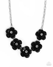 Load image into Gallery viewer, Paparazzi Jewelry Necklace Flower Chain - Black