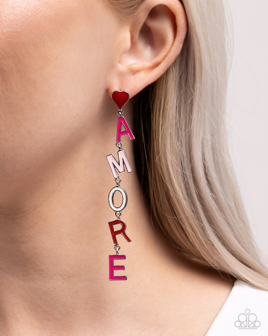 Paparazzi Jewelry Earrings Amore Mio - Multi