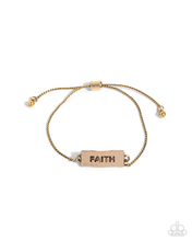 Load image into Gallery viewer, Paparazzi Jewelry Bracelet Confession of Faith - Gold