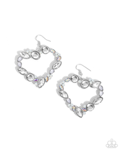 Load image into Gallery viewer, Paparazzi Jewelry Earrings Heart Hierarchy - White