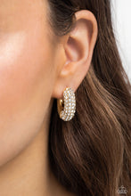 Load image into Gallery viewer, Paparazzi Jewelry Earrings Combustible Confidence - Gold