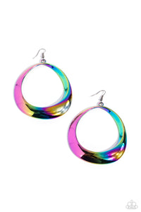 Paparazzi Jewelry Earrings Asymmetrical Action