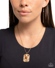 Load image into Gallery viewer, Paparazzi Jewelry Necklace Admirably Abstract - Brown
