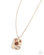 Load image into Gallery viewer, Paparazzi Jewelry Necklace Admirably Abstract - Brown