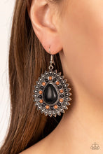 Load image into Gallery viewer, Paparazzi Jewelry Earrings Sagebrush Sabbatical Black