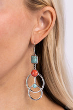 Load image into Gallery viewer, Paparazzi Jewelry Earrings Interlocked Influence - Blue