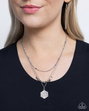 Load image into Gallery viewer, Paparazzi Jewelry Necklace Clandestine Chains - Silver