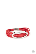 Load image into Gallery viewer, Paparazzi Jewelry Bracelet Corded Couture - Red