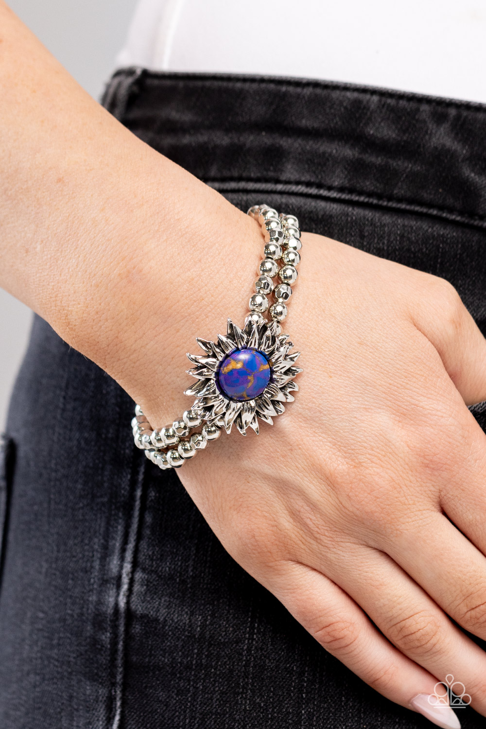 Paparazzi Jewelry Bracelet Sunflower Serenity - Purple
