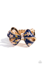 Load image into Gallery viewer, Paparazzi Jewelry Ring BOW Caution to the Wind - Gold