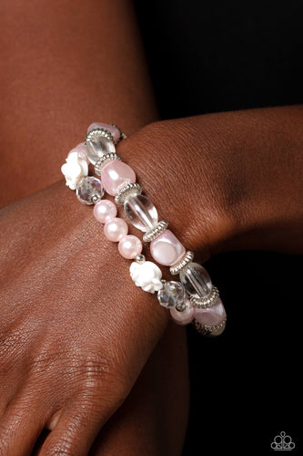 Paparazzi Jewelry Bracelet Who ROSE There? - Pink