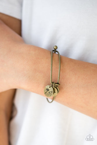 Paparazzi Jewelry Bracelet Dreamy Dandelions - Brass